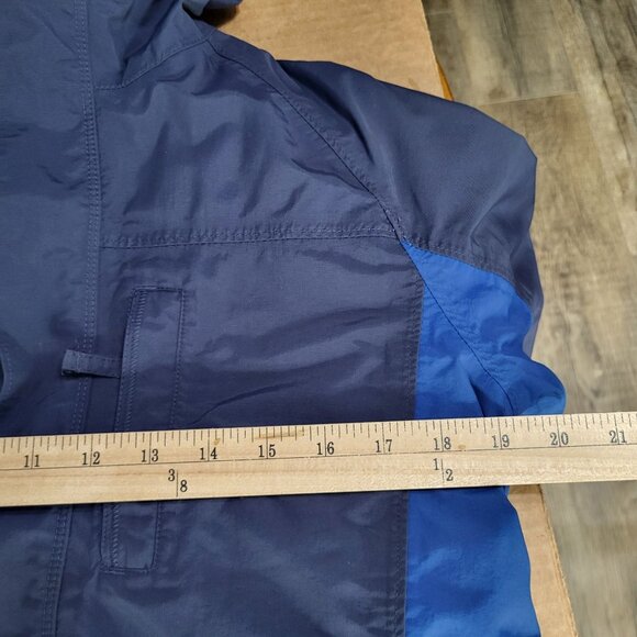Lands' End Boys Squall Jacket  Size Medium 10-12 Blue *NO LINER - Picture 15 of 16